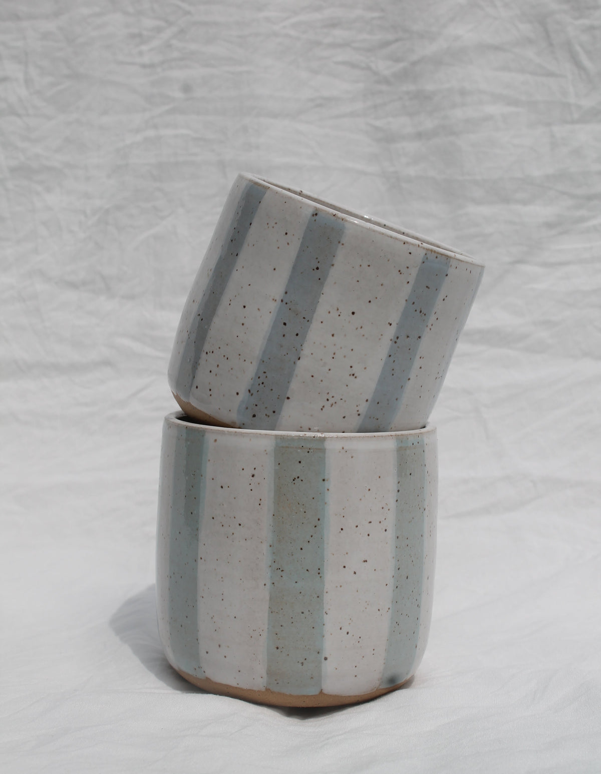 Stripe Cup- Dreams + White